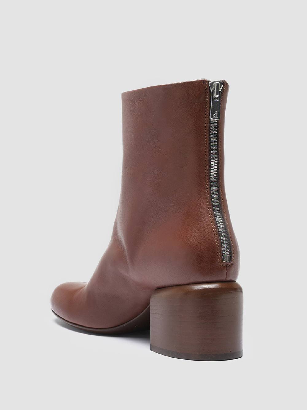 Officine Creative ETHEL 004 Stivaletti in Nappa Marrone Offerta natalizia