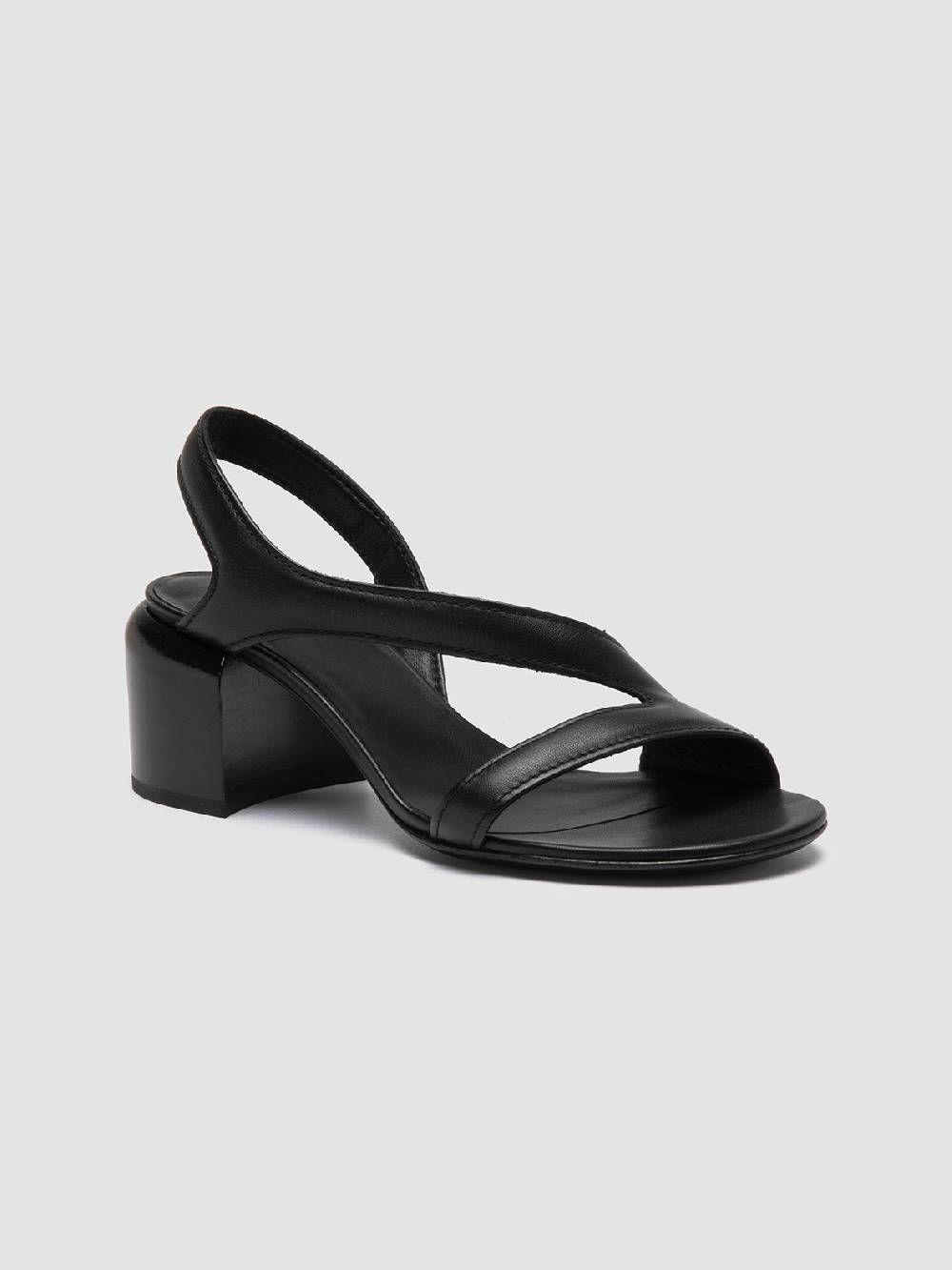 Officine Creative ETHEL 023 Sandali in Pelle Nera Offerta Giorno del Papà