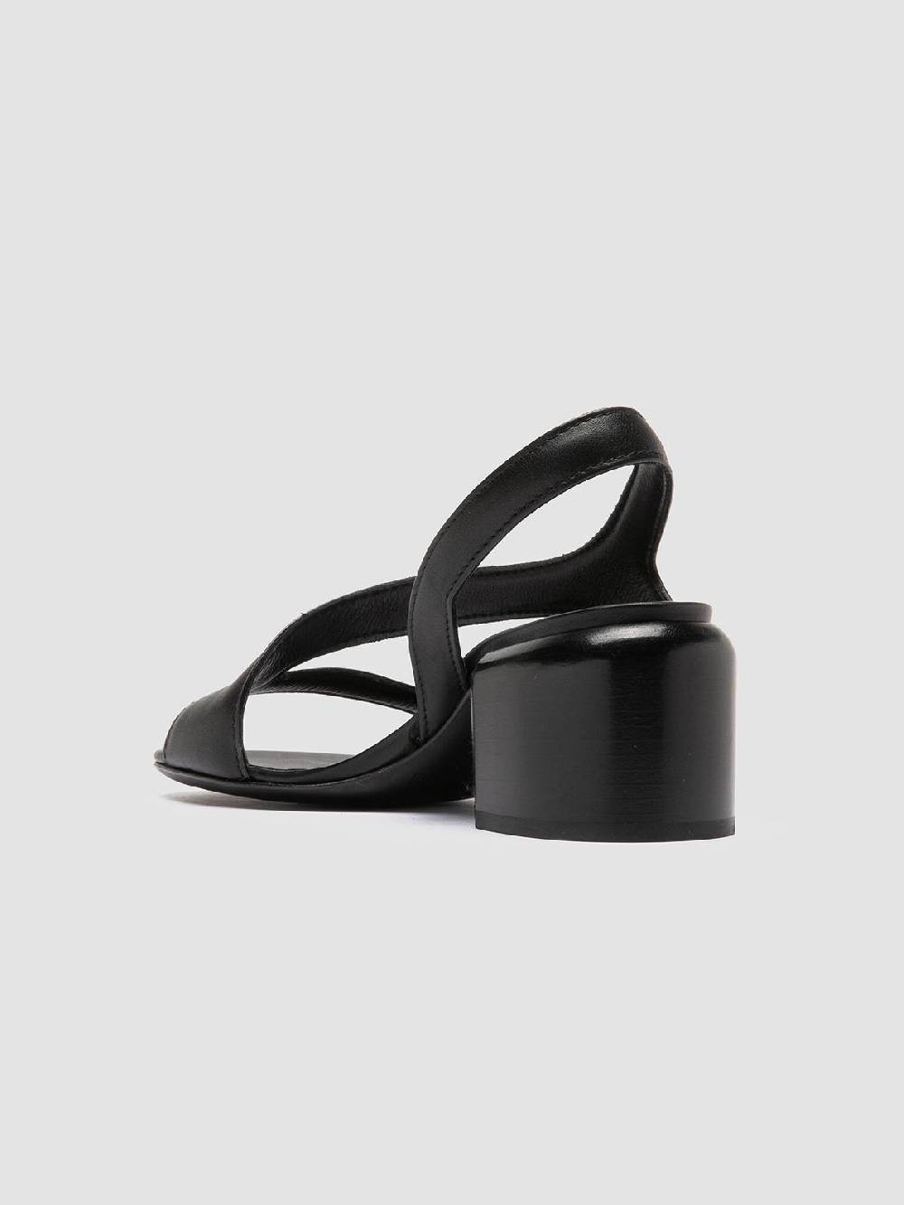 Officine Creative ETHEL 023 Sandali in Pelle Nera Offerta Giorno del Papà