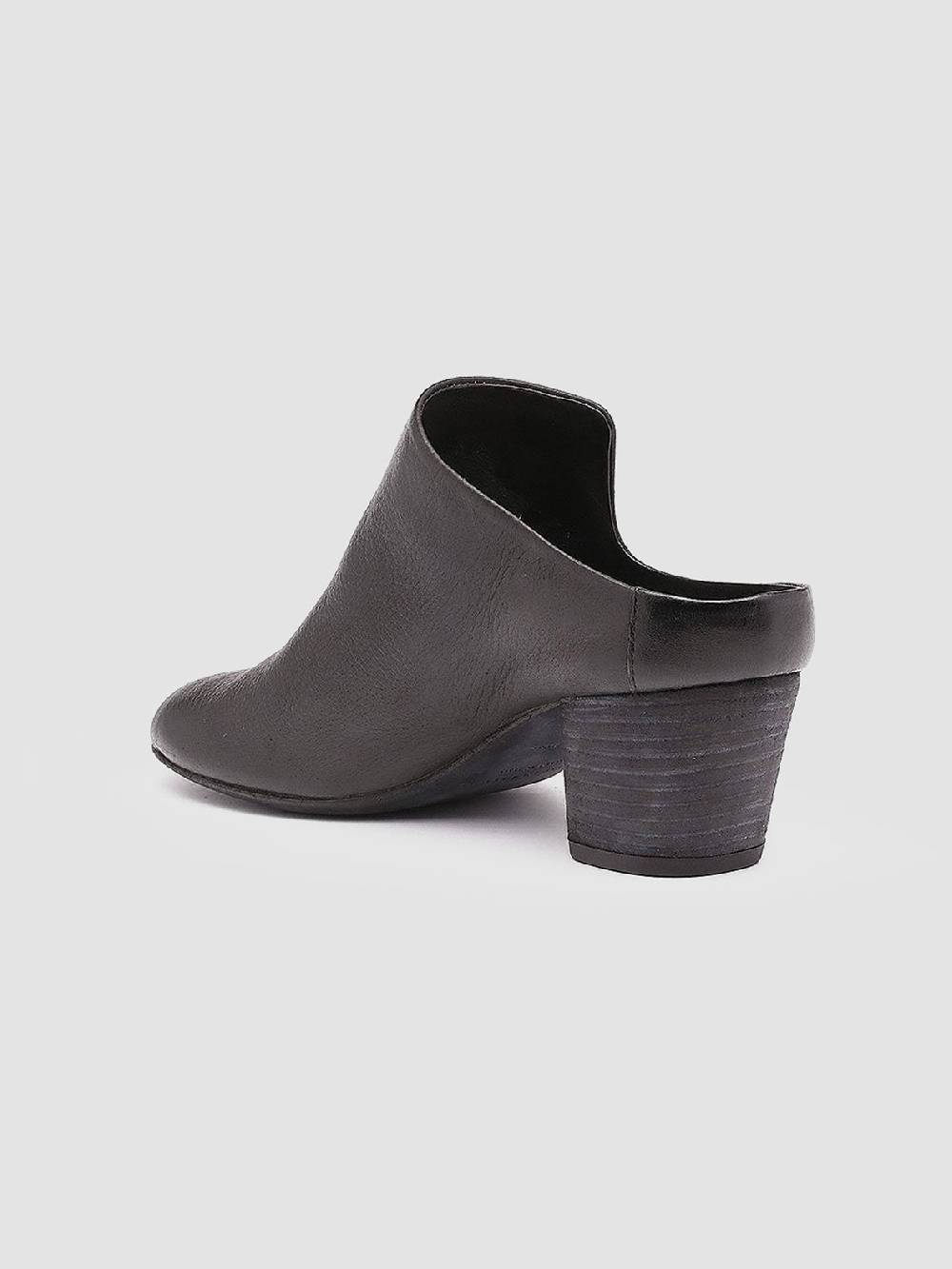 Officine Creative ADELE 003 Black Leather Sandals Smaltimento dello stoccaggio