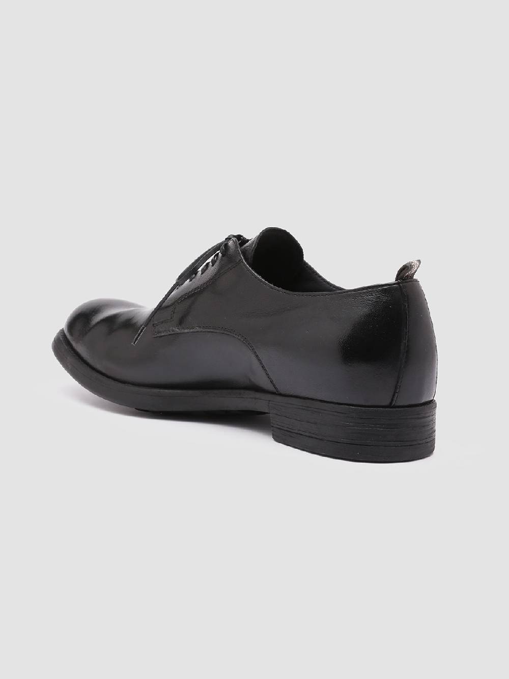 Officine Creative CHRONICLE 001 Derby in Pelle Nera Latest fashion
