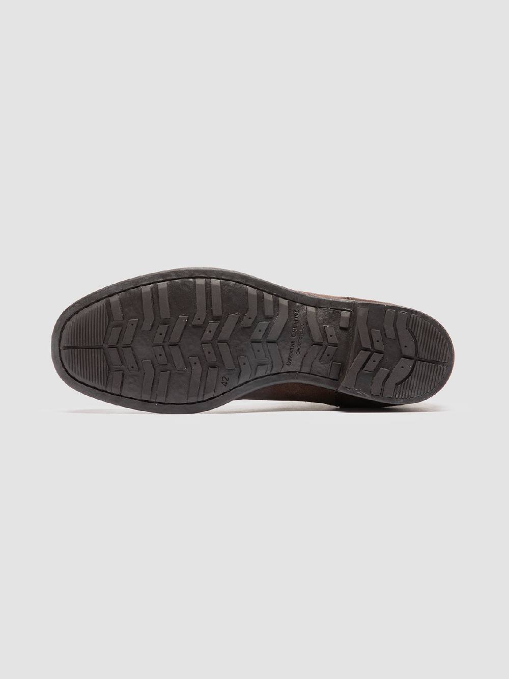 Officine Creative CHRONICLE 002 Stivaletti Chelsea in Camoscio Tortora Online Outlet
