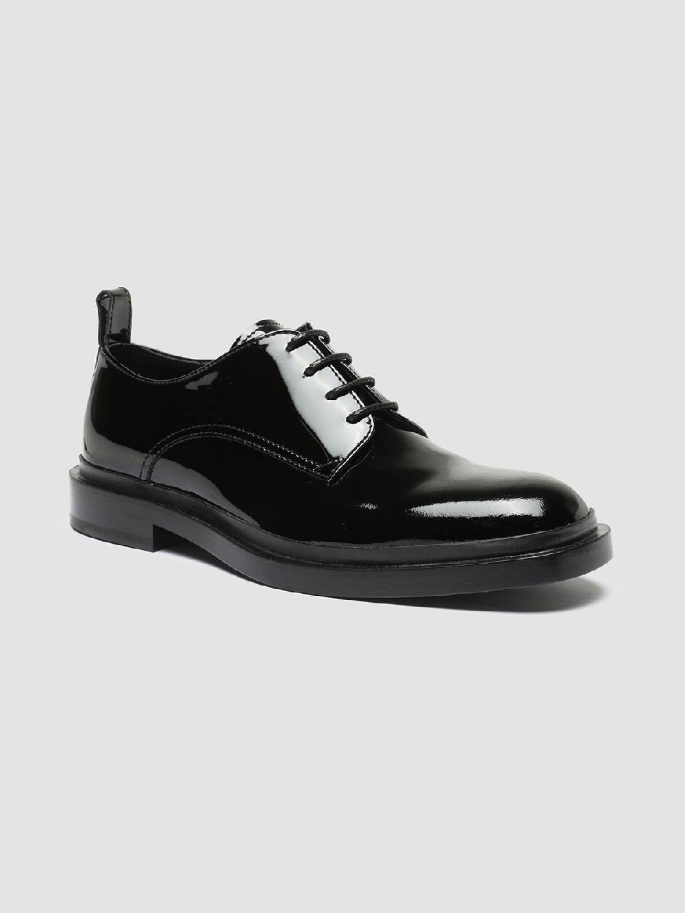 Officine Creative CONCRETE 003 Derby in Pelle Nera Lightning offer