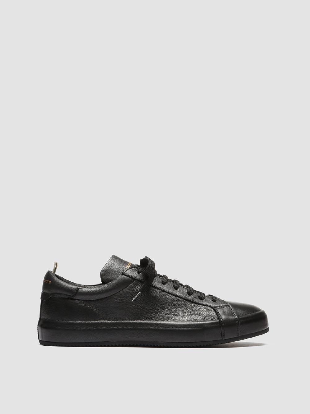 Officine Creative CORE 001 Sneakers in Pelle Nera Grandi sconti