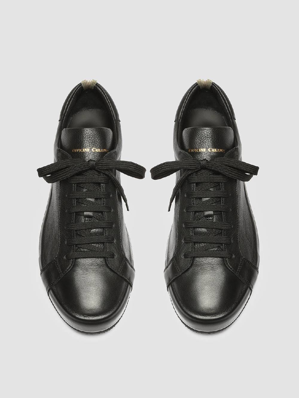 Officine Creative CORE 001 Sneakers in Pelle Nera Grandi sconti