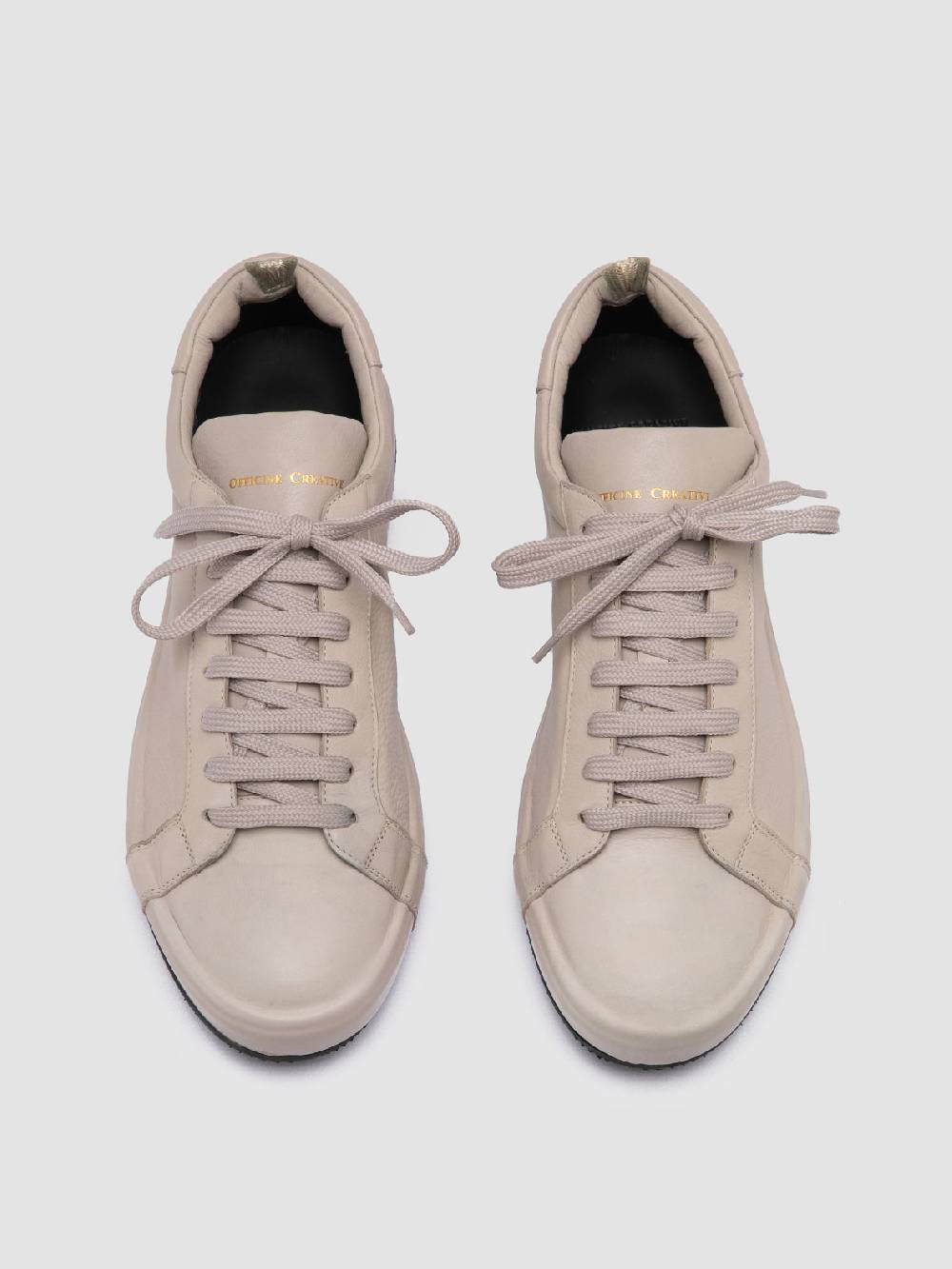 Officine Creative CORE 001 Sneakers in Pelle Grigia Offerte giornaliere