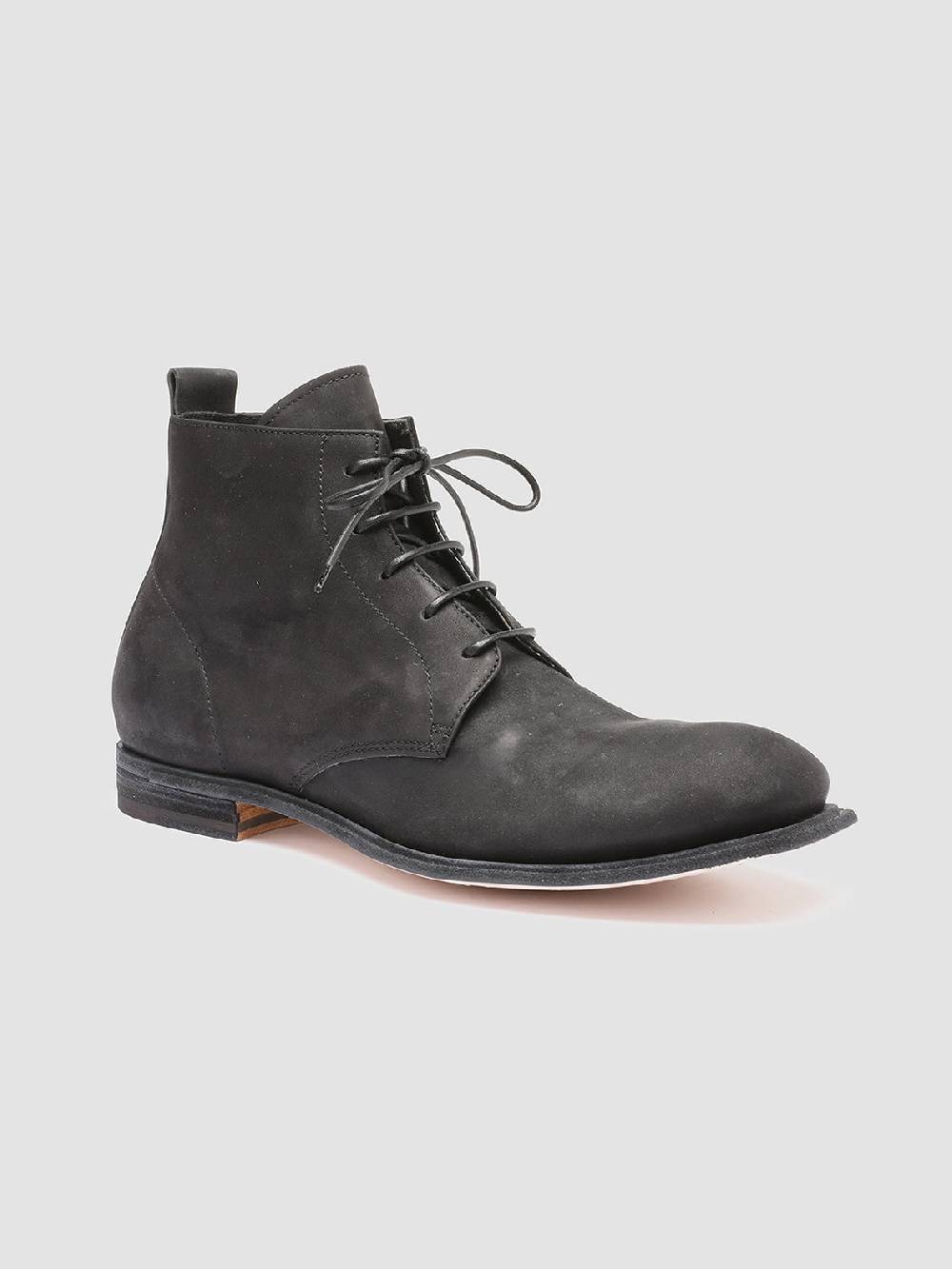 Officine Creative DURGA 002 Stivaletti in Pelle Scamosciata Nera Prezzo basso