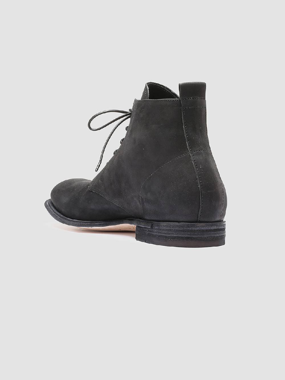Officine Creative DURGA 002 Stivaletti in Pelle Scamosciata Nera Prezzo basso