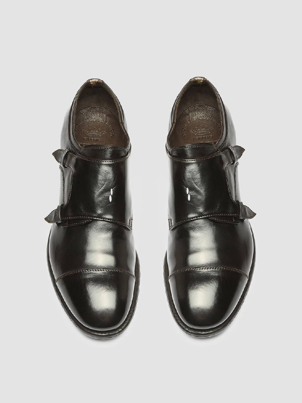 Officine Creative EMORY 017 Derby in Pelle Marrone Rilascio limitato