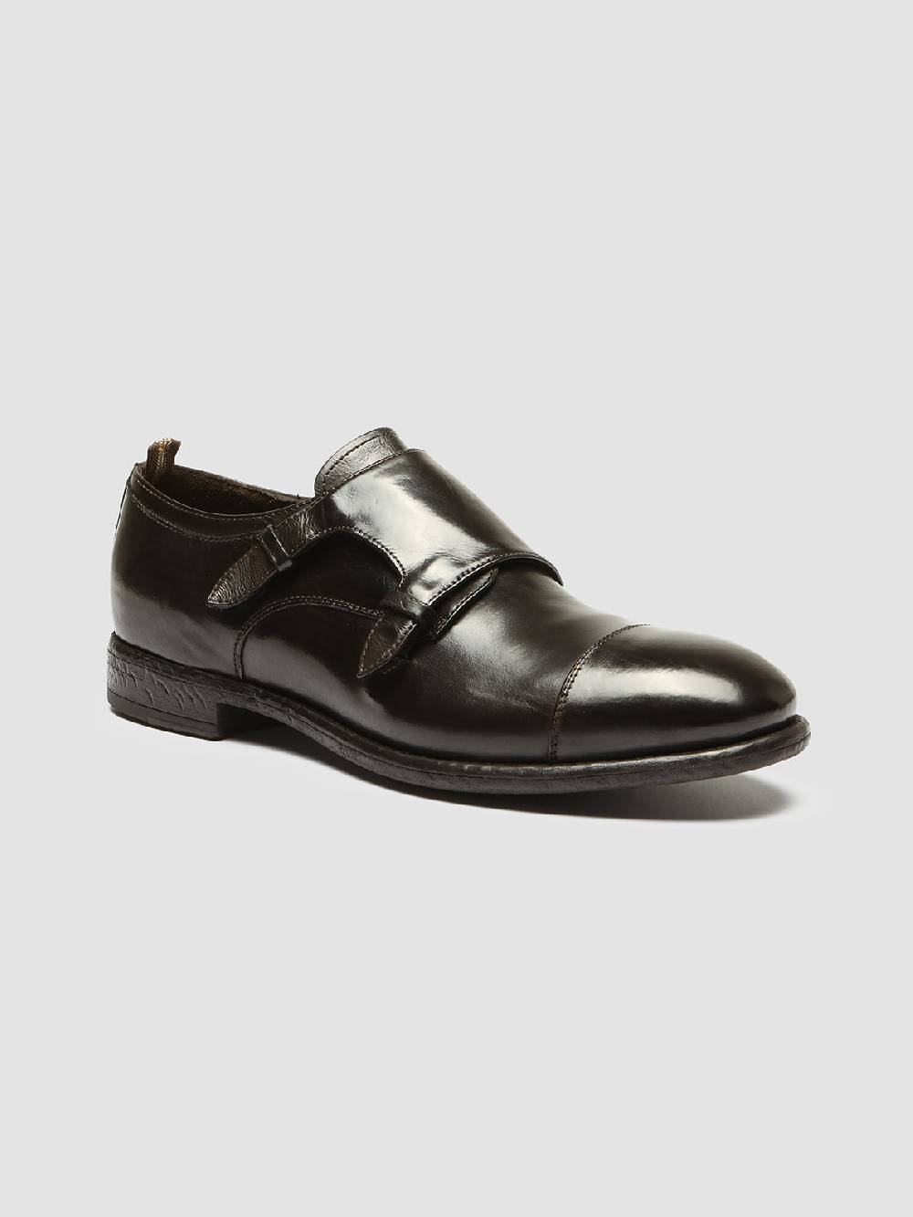 Officine Creative EMORY 017 Derby in Pelle Marrone Rilascio limitato
