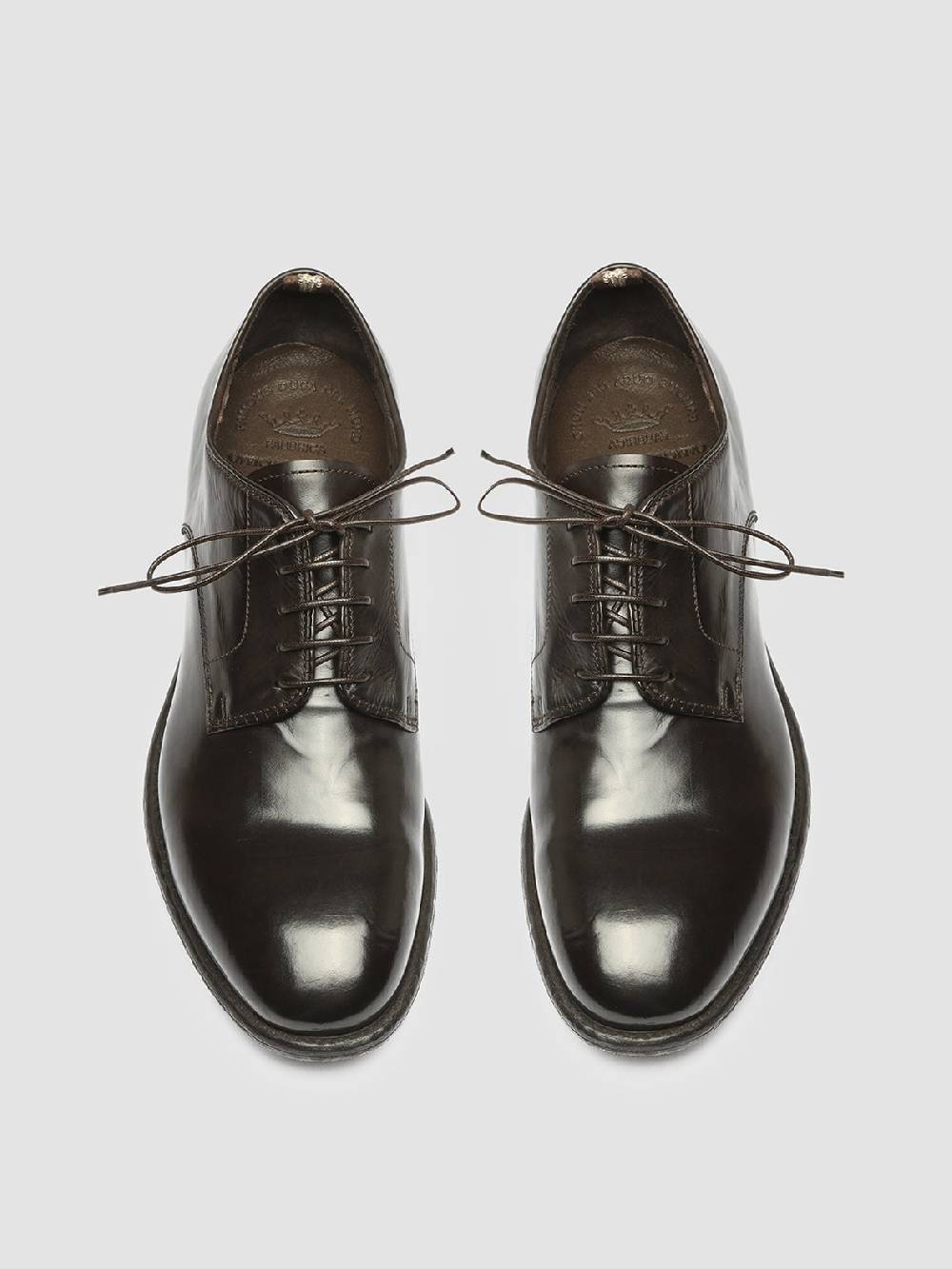 Officine Creative EMORY 022 Derby in Pelle Marrone ACQUISTA ORA
