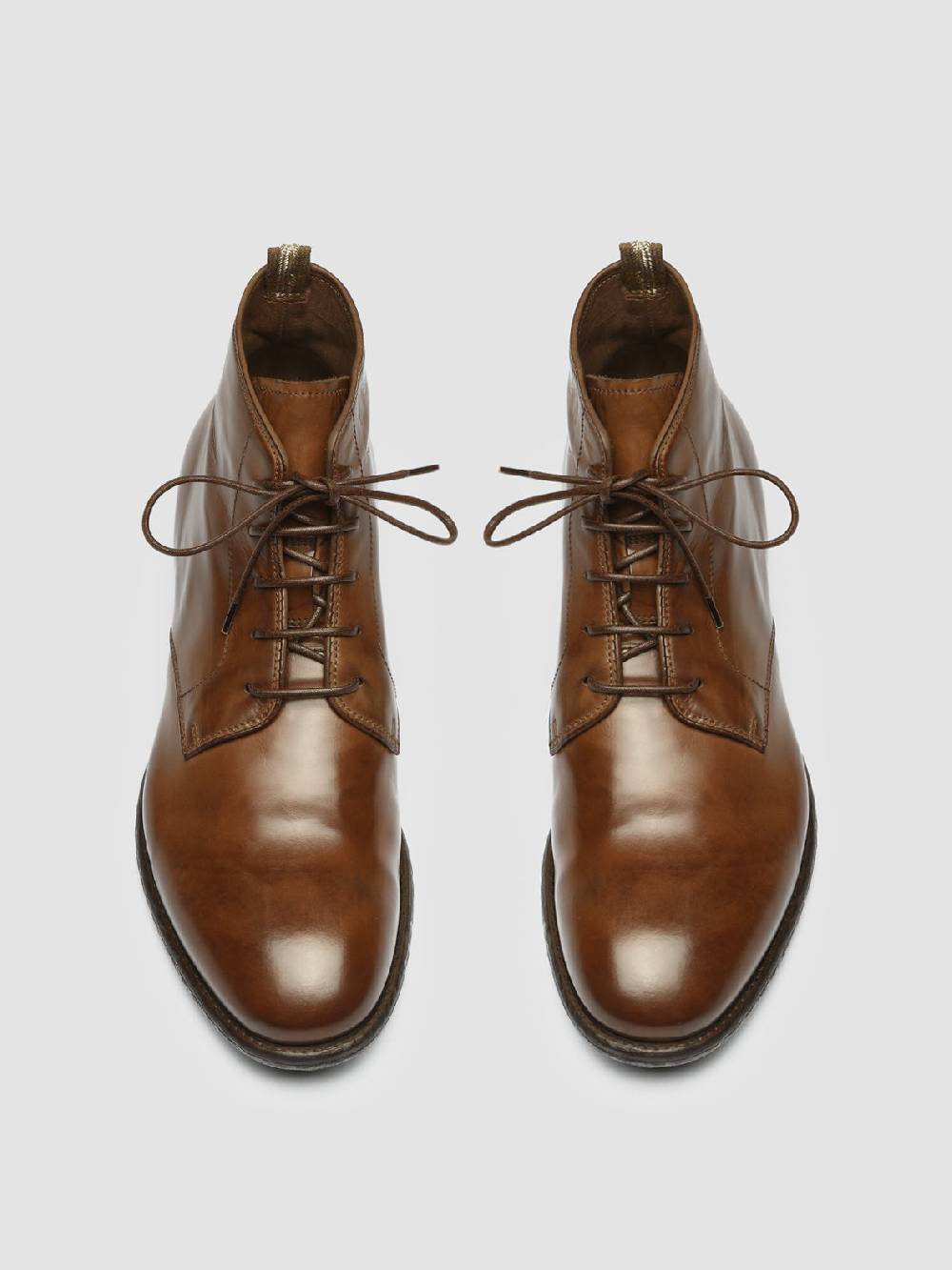 Officine Creative EMORY 023 Stivaletti in Pelle Marrone Latest stili