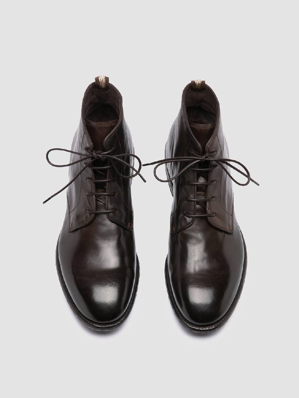 Officine Creative EMORY 023 Stivaletti in Pelle Marrone Ultimi due giorni
