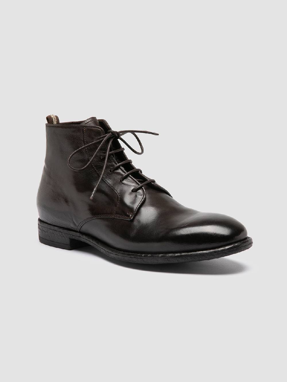 Officine Creative EMORY 023 Stivaletti in Pelle Marrone Ultimi due giorni