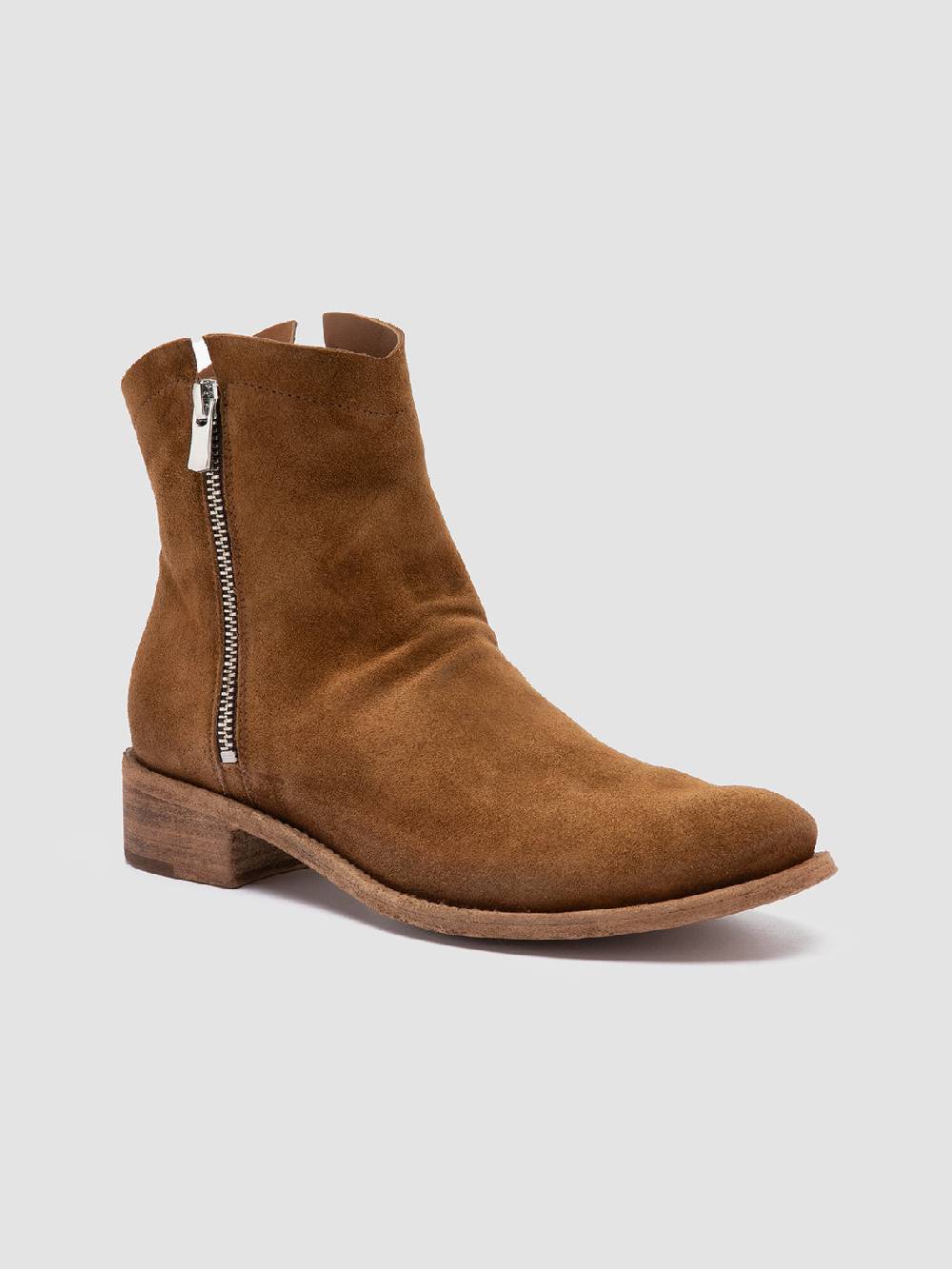 Officine Creative LISON 051 Stivaletti in Pelle Scamosciata Marrone Promozione temporanea