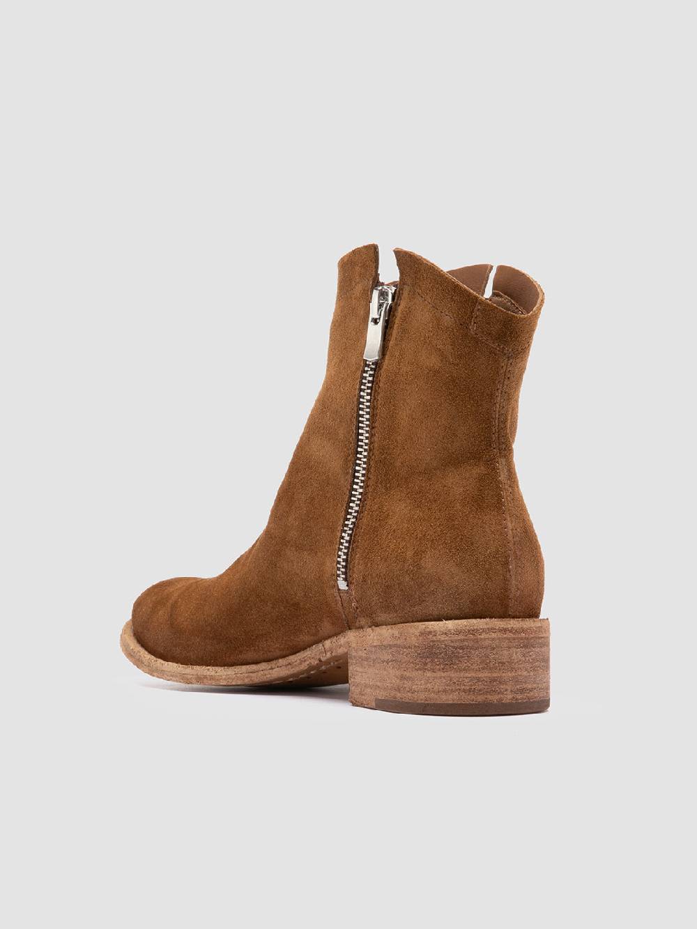 Officine Creative LISON 051 Stivaletti in Pelle Scamosciata Marrone Promozione temporanea
