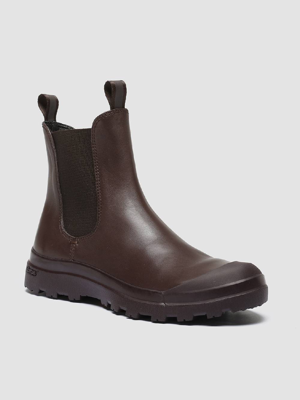 Officine Creative PALLET 107 Stivaletti Chelsea in Pelle Bordeaux Fino al 60% di sconto