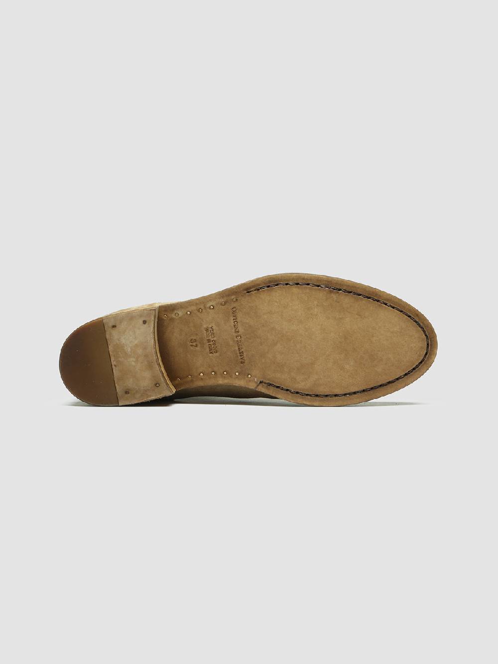 Officine Creative SELINE 029 Stivaletti Chelsea in Pelle Scamosciata Tortora Discount Store per i nuovi prodotti