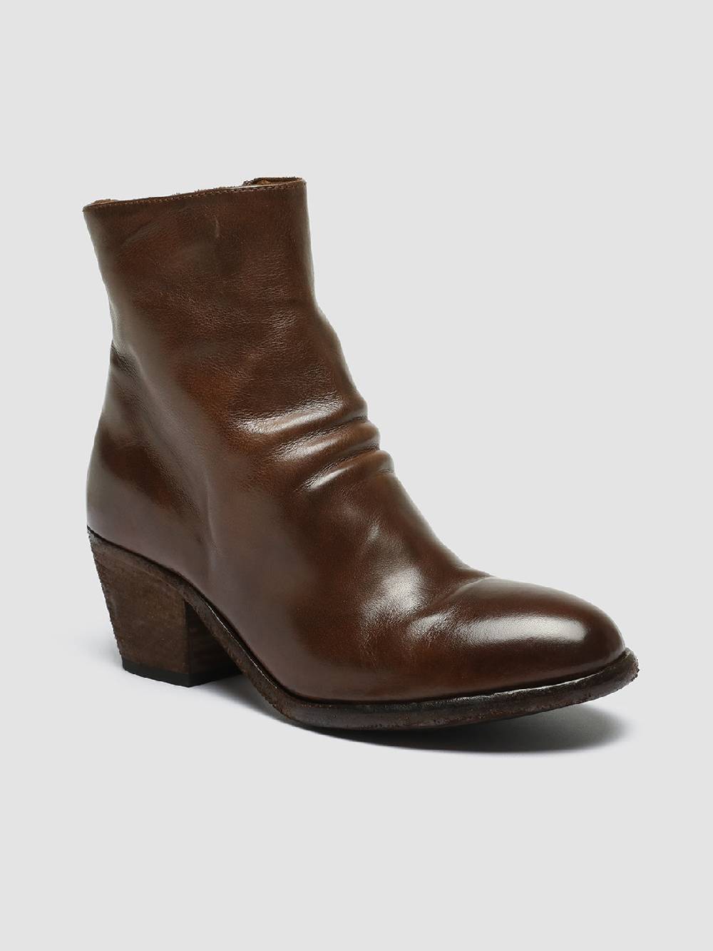 Officine Creative SHERRY 003 Stivaletti in Pelle Marrone Super sconto