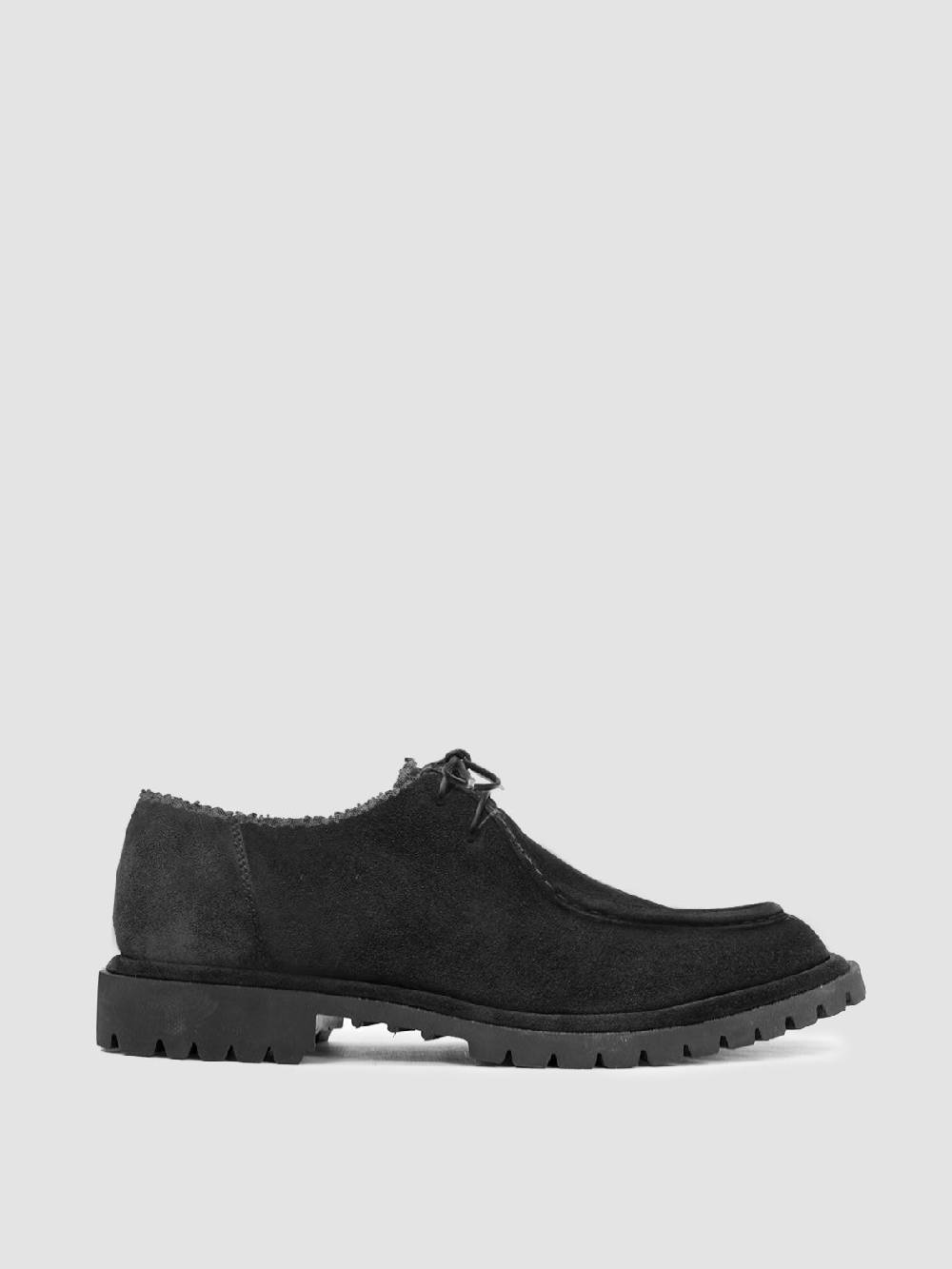Officine Creative SPECTACULAR W 106 Derby in Pelle Scamosciata Nera Officina