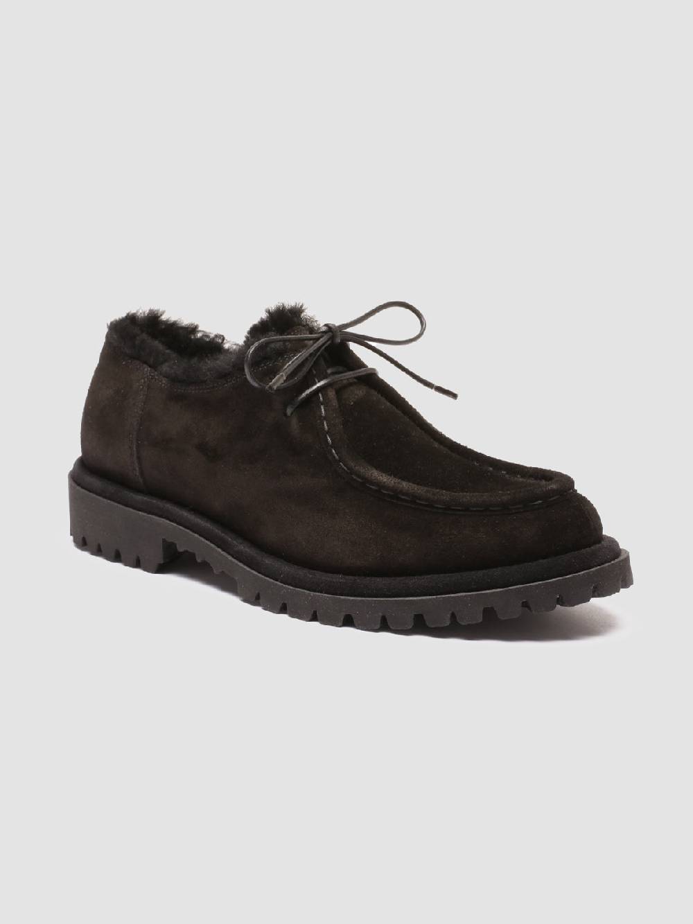 Officine Creative SPECTACULAR W 106 Derby in Pelle Scamosciata Nera Officina