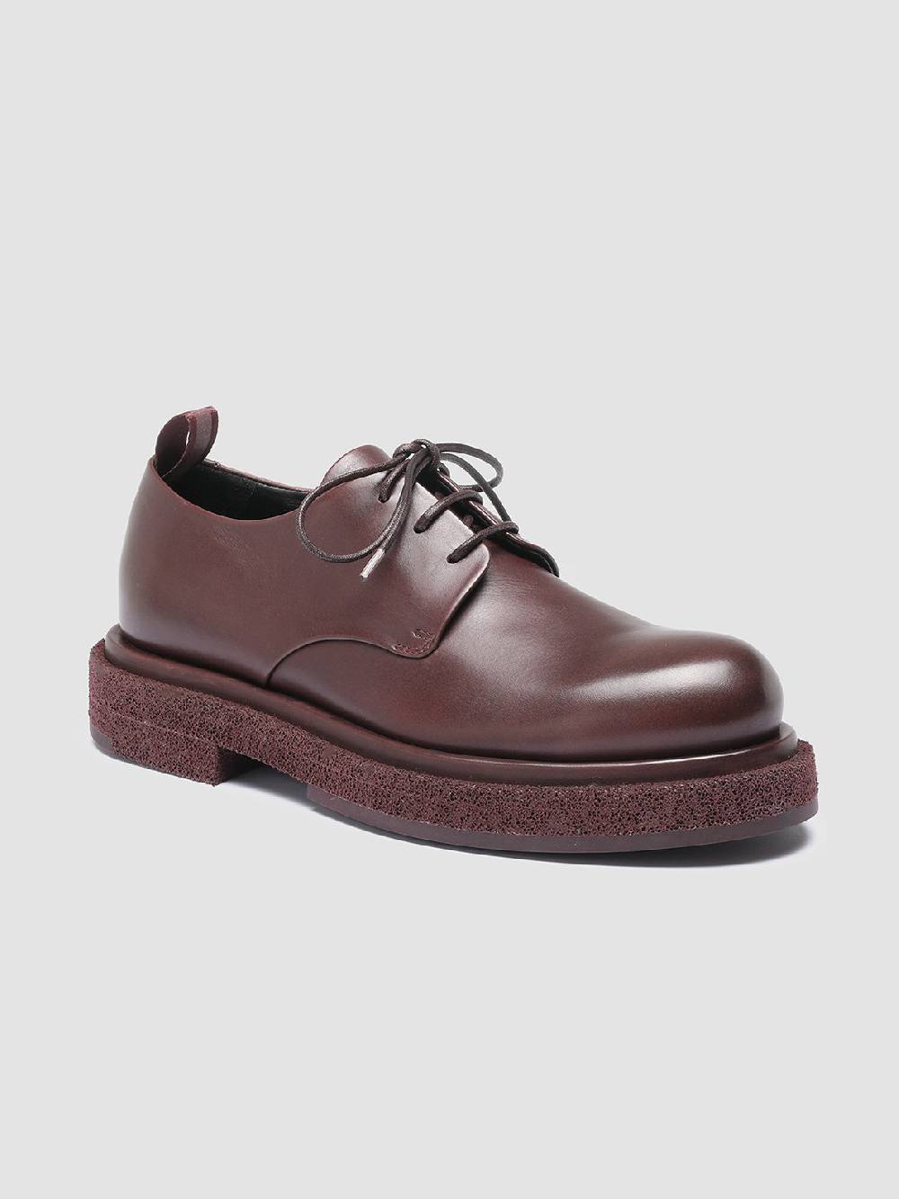 Officine Creative TONAL 100 Derby in Pelle Bordeaux Esporta salva