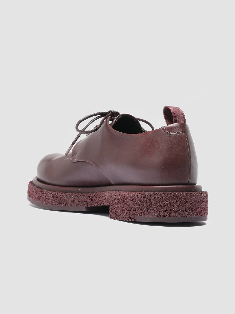 Officine Creative TONAL 100 Derby in Pelle Bordeaux Esporta salva