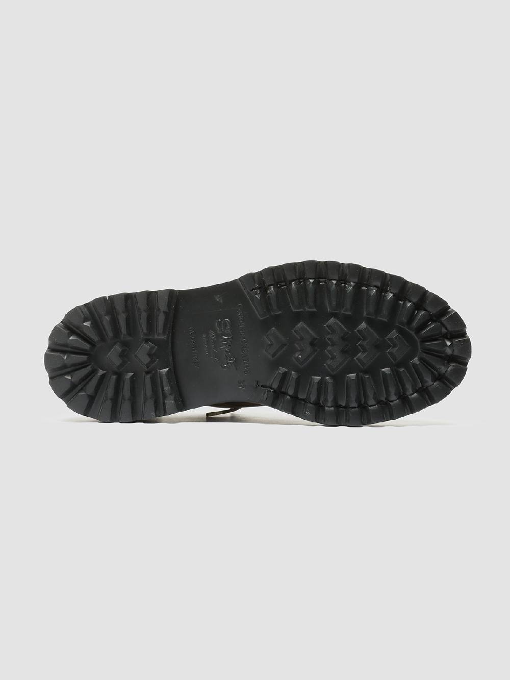 Officine Creative TONAL 100 Derby in Pelle Verde Black Friday Prezzi