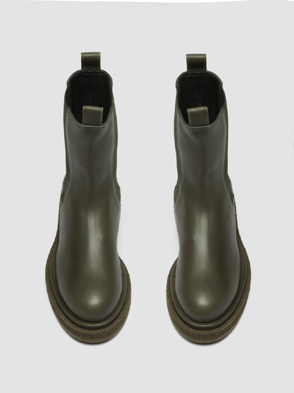 Officine Creative TONAL 105 Stivaletti Chelsea in Pelle Verde In vendita
