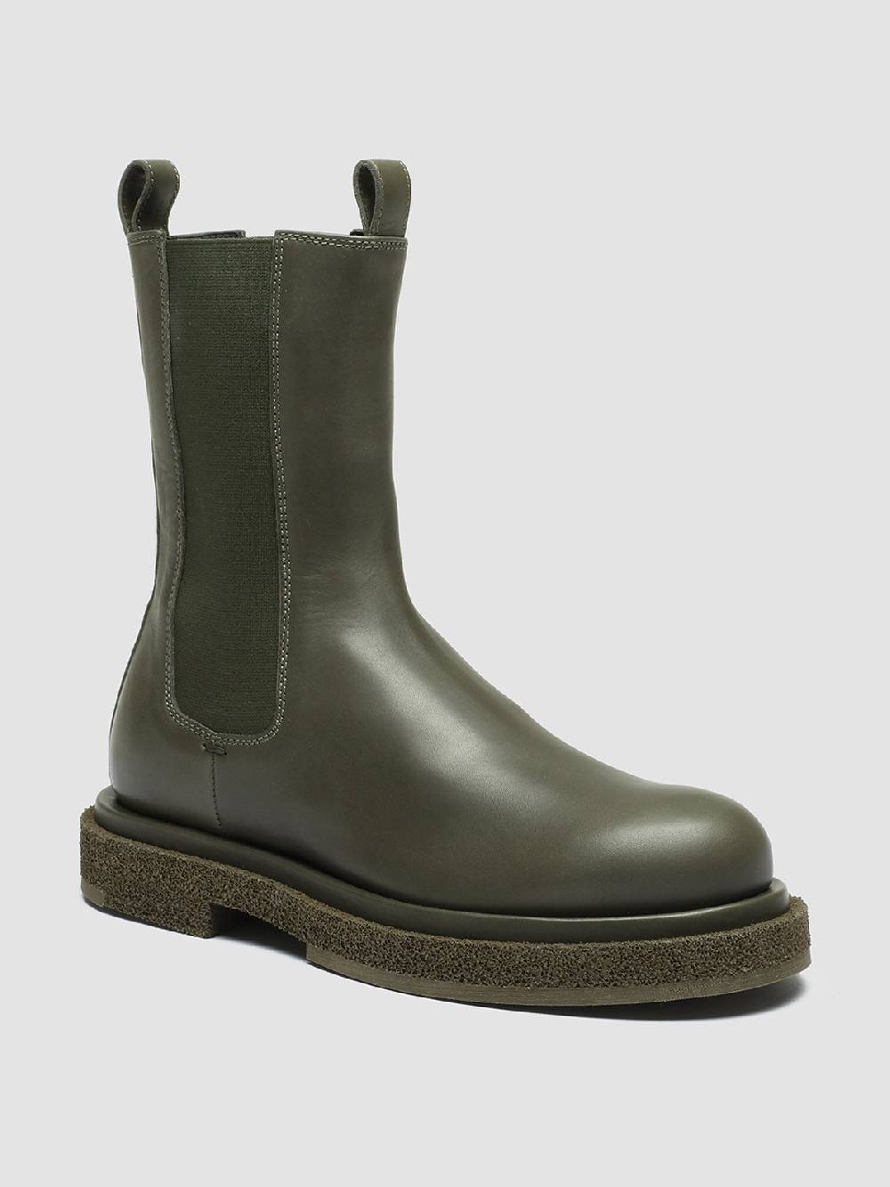 Officine Creative TONAL 105 Stivaletti Chelsea in Pelle Verde In vendita