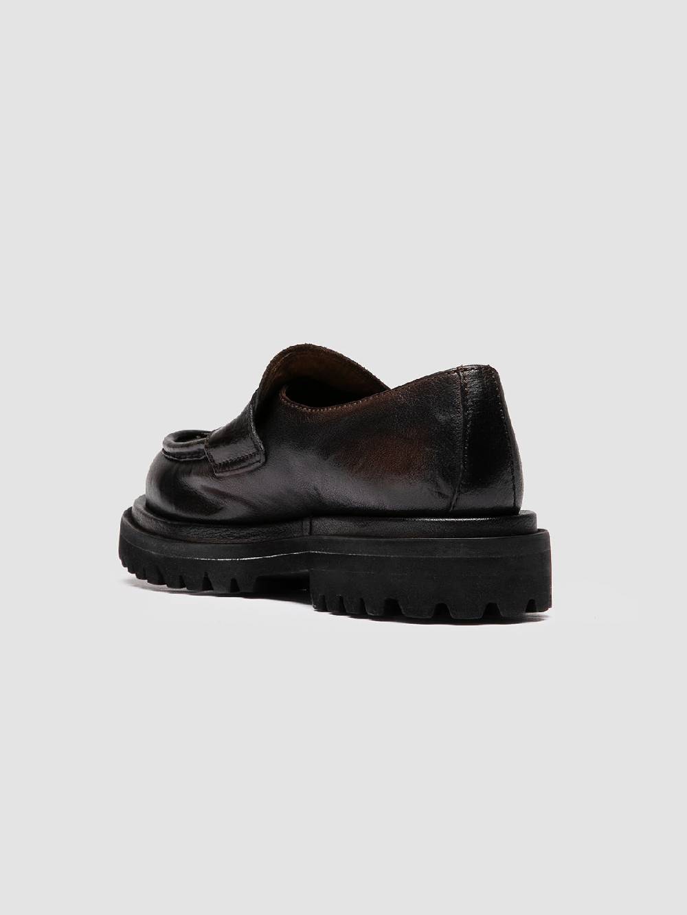 Officine Creative WISAL DD 101 Mocassini in Pelle Marrone 50% di sconto per tempo limitato