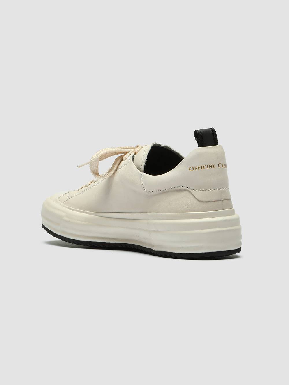 Officine Creative MES 105 Sneaker in Pelle Avorio Italy