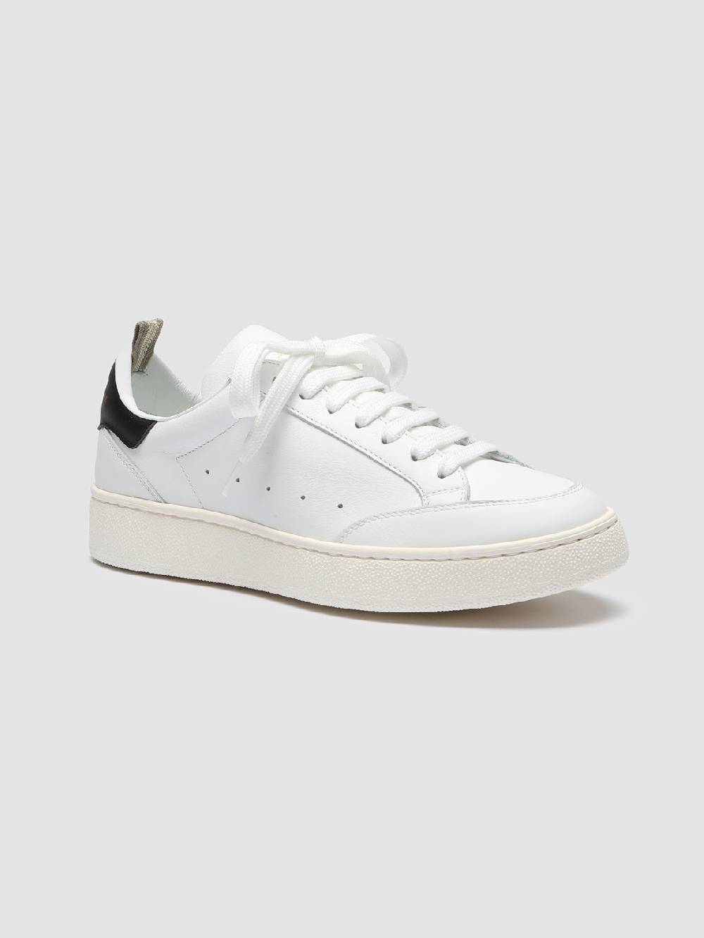Officine Creative MOWER 109 Sneakers in Pelle Bianca Nuovo
