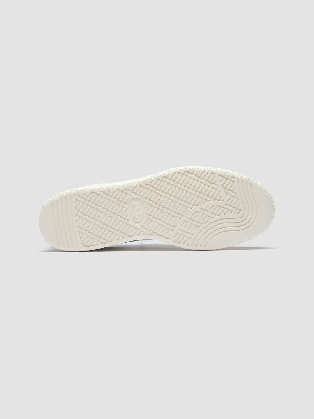 Officine Creative MOWER 110 Sneakers in Pelle e Camoscio Bianco Qualità
