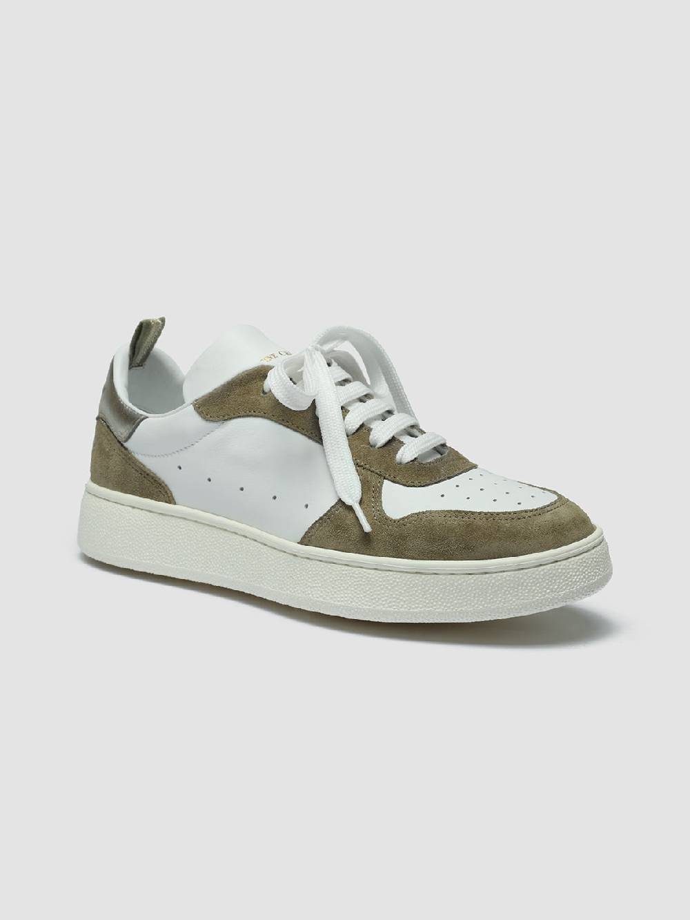 Officine Creative MOWER 110 Sneakers in Pelle Bianca Spedizione Gratuita
