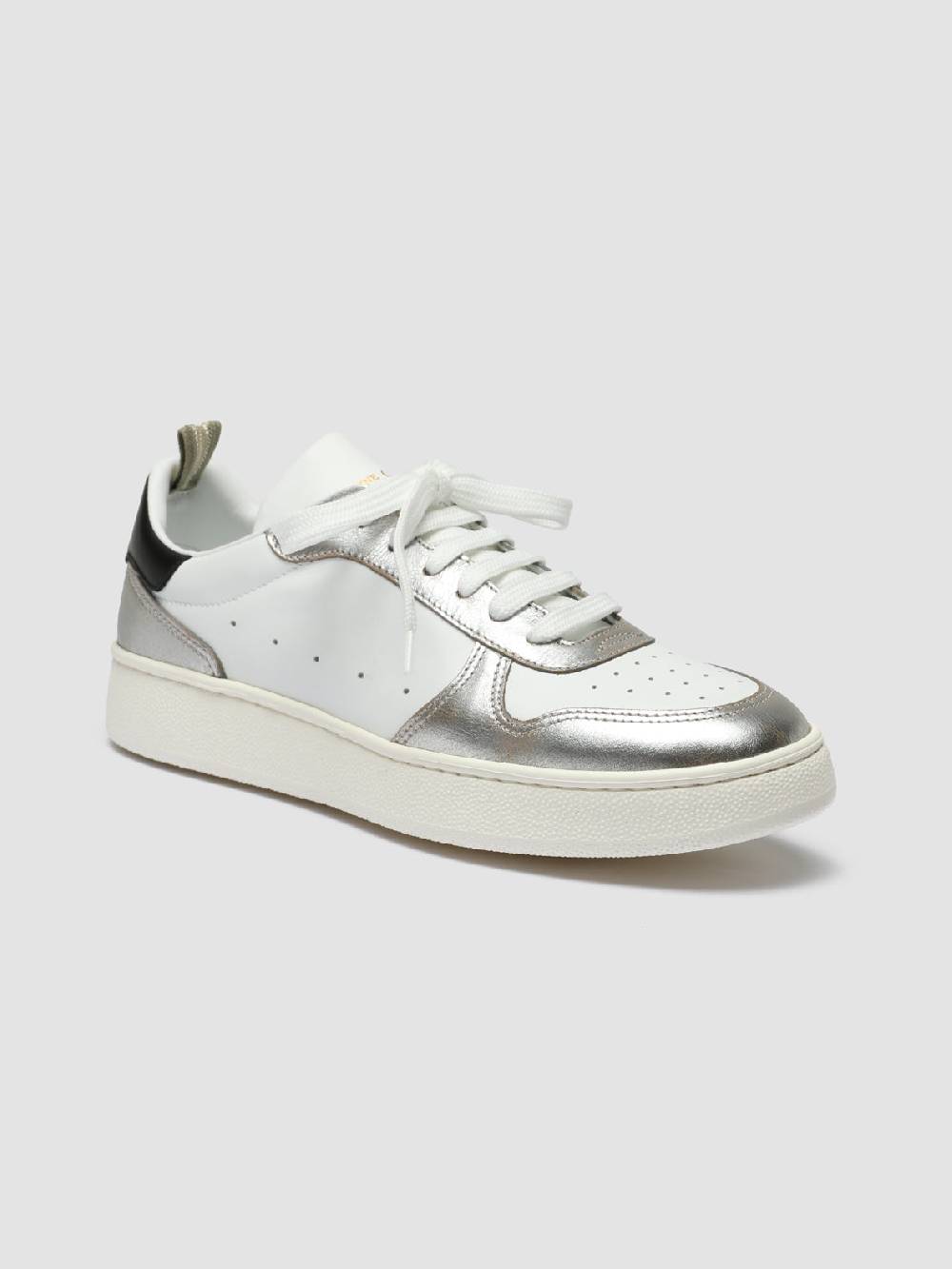 Officine Creative MOWER 110 Sneakers in Pelle Bianca Pezzi Unici