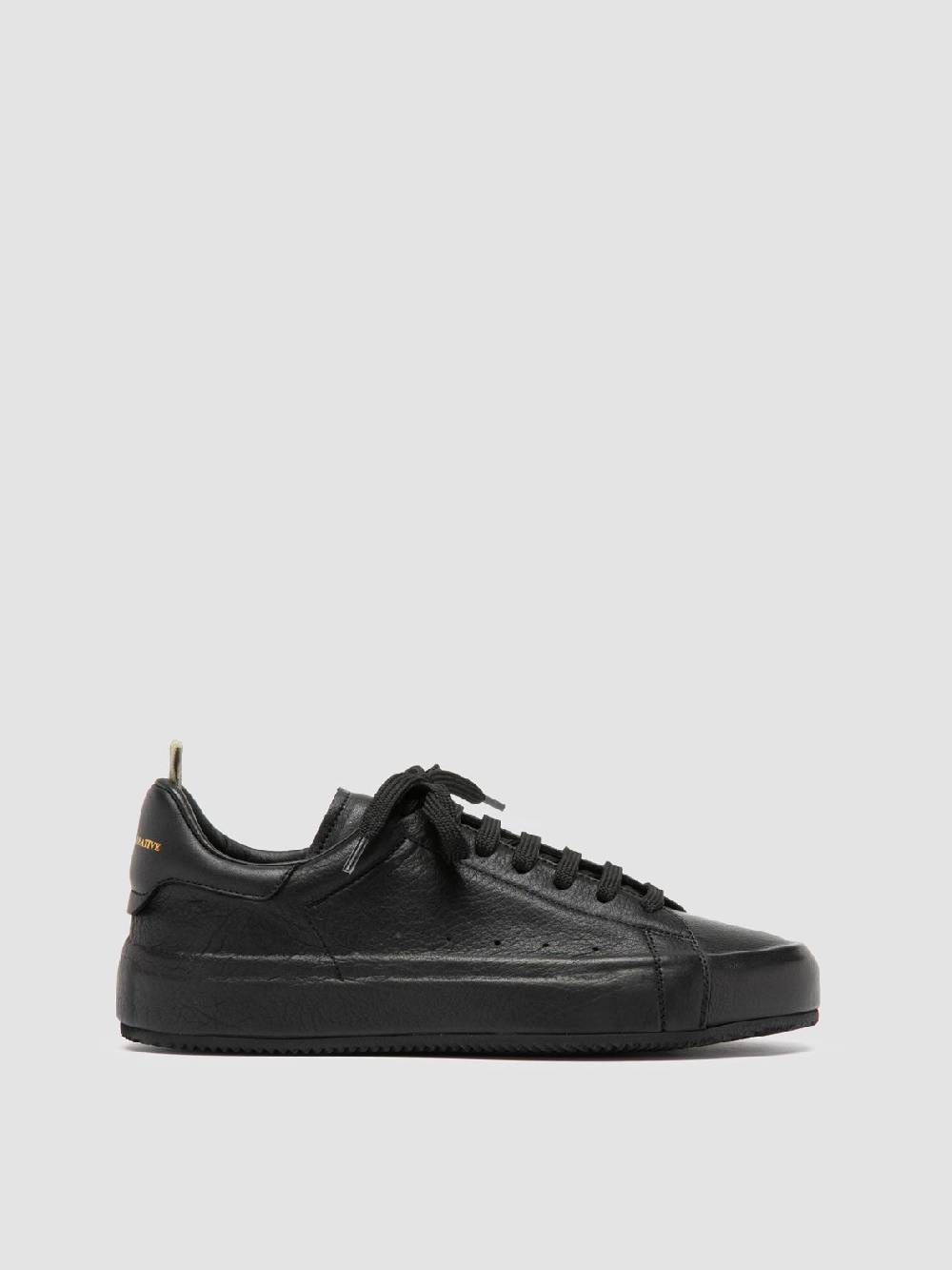 Officine Creative PRIMARY 101 Sneakers in Pelle Nera Negozi Online
