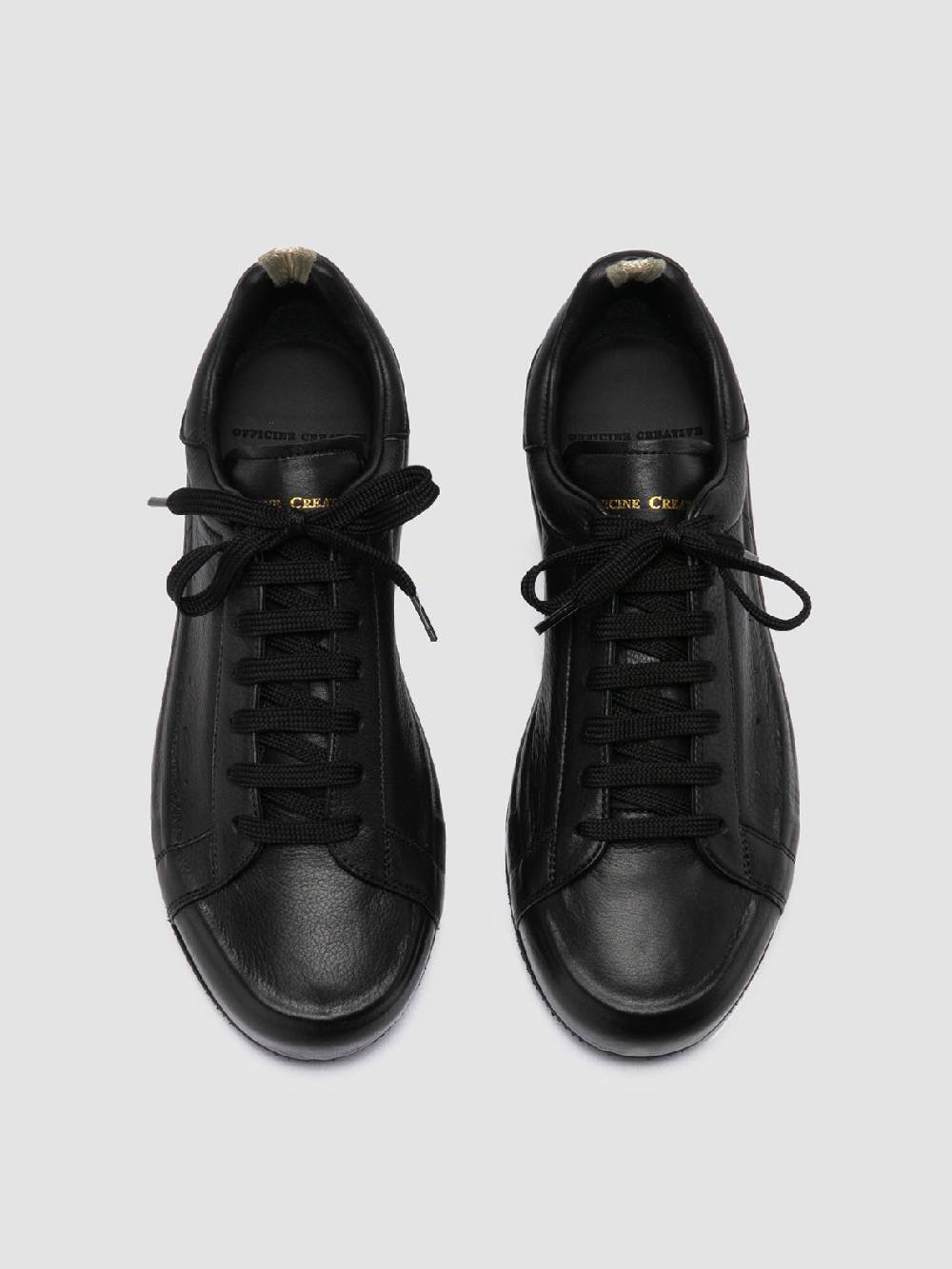 Officine Creative PRIMARY 101 Sneakers in Pelle Nera Negozi Online