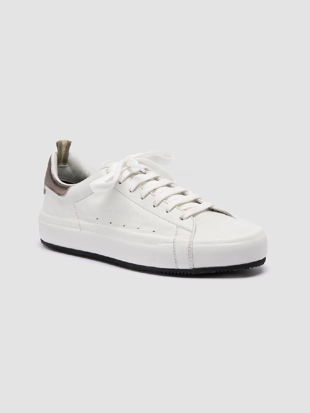 Officine Creative PRIMARY 101 Sneakers in Pelle Bianca Fino Al -60%