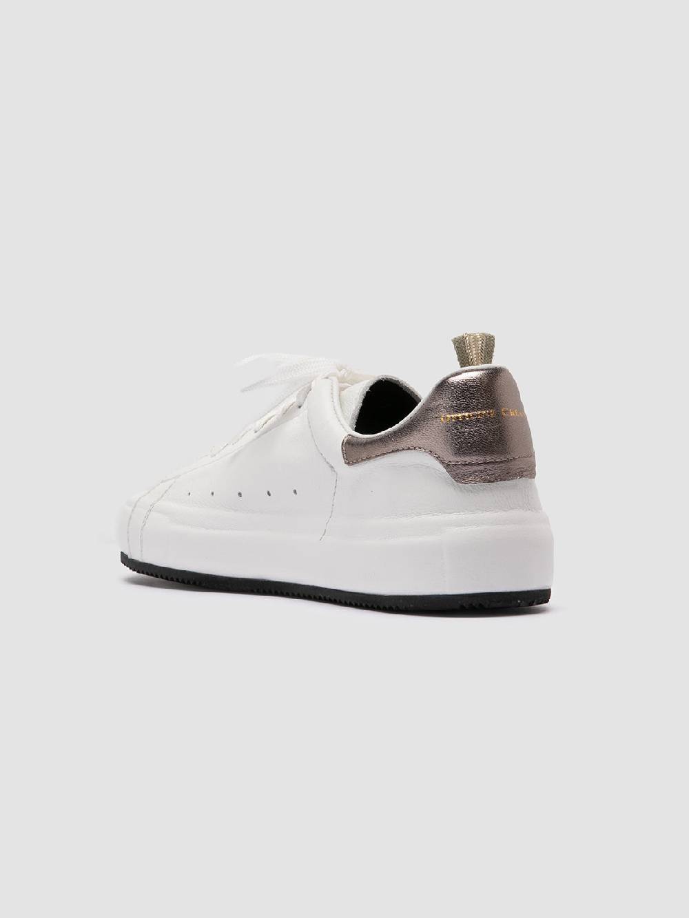 Officine Creative PRIMARY 101 Sneakers in Pelle Bianca Fino Al -60%