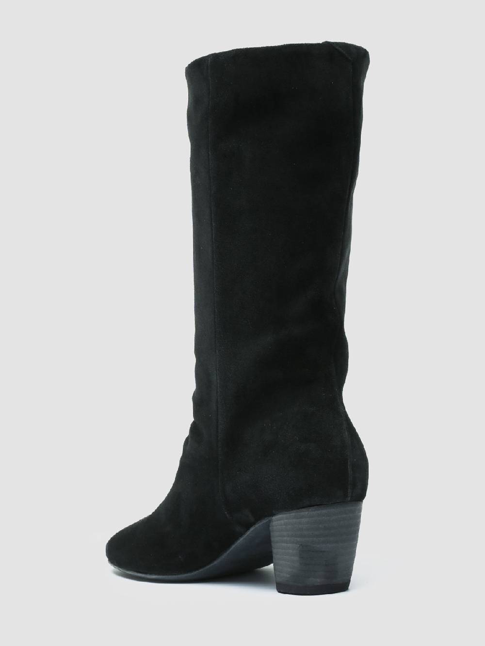 Officine Creative BETH 010 Stivali in Pelle Scamosciata Nera Sottocosto