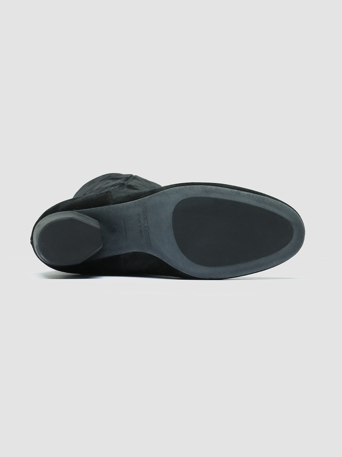 Officine Creative BETH 010 Stivali in Pelle Scamosciata Nera Sottocosto