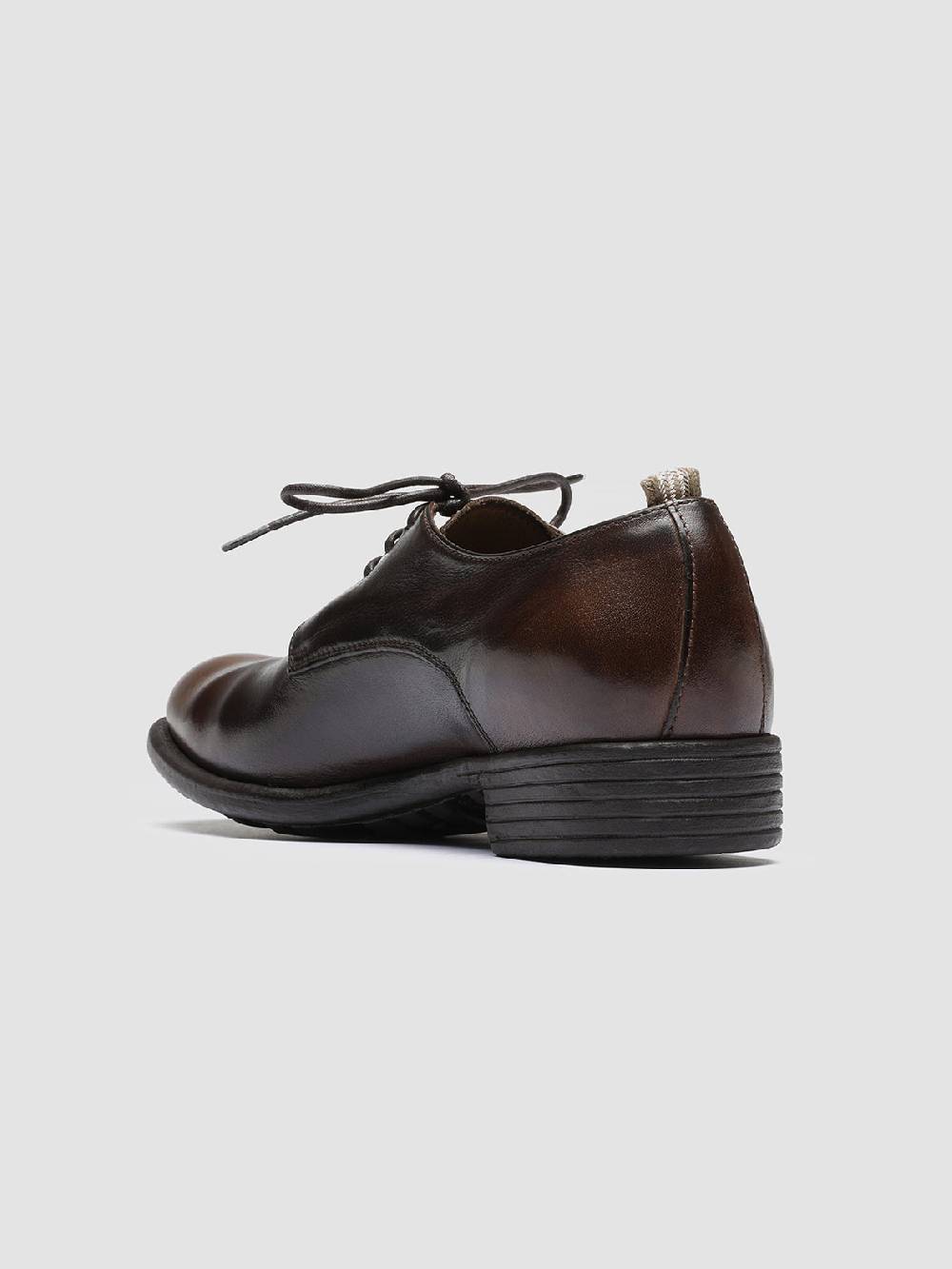 Officine Creative CALIXTE 001 Derby in Pelle Marrone Presa