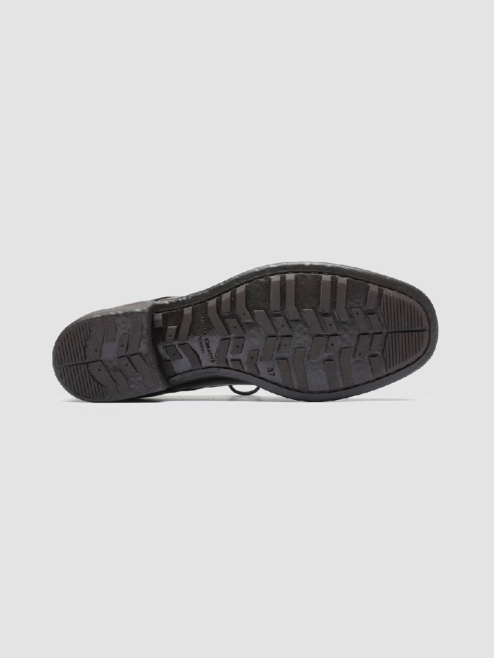 Officine Creative CALIXTE 001 Derby in Pelle Marrone Presa