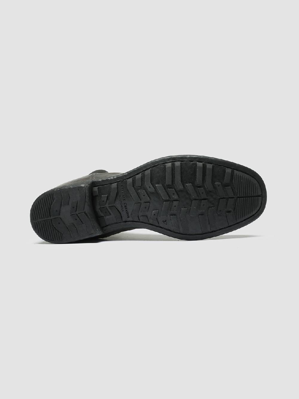 Officine Creative CALIXTE 004 Stivaletti Chelsea in Pelle Grigia Sconto