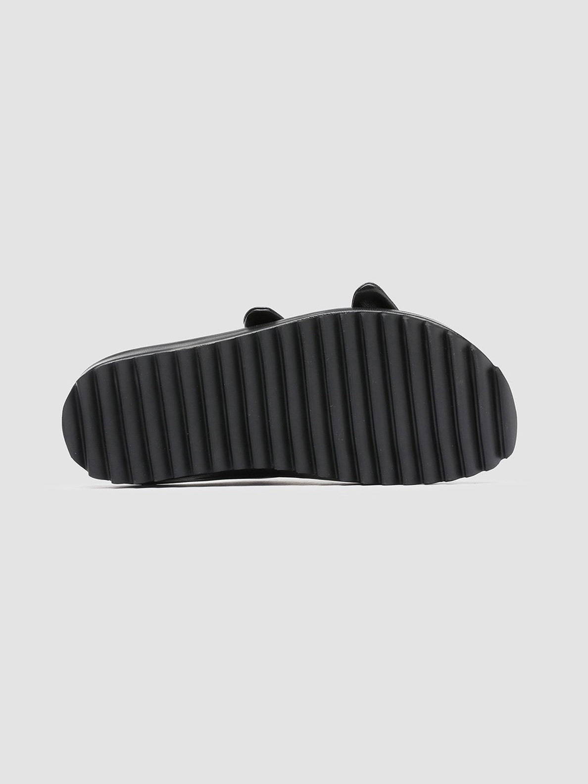Officine Creative PELAGIE 010 Sandali in Pelle Intrecciata Nera Offerta