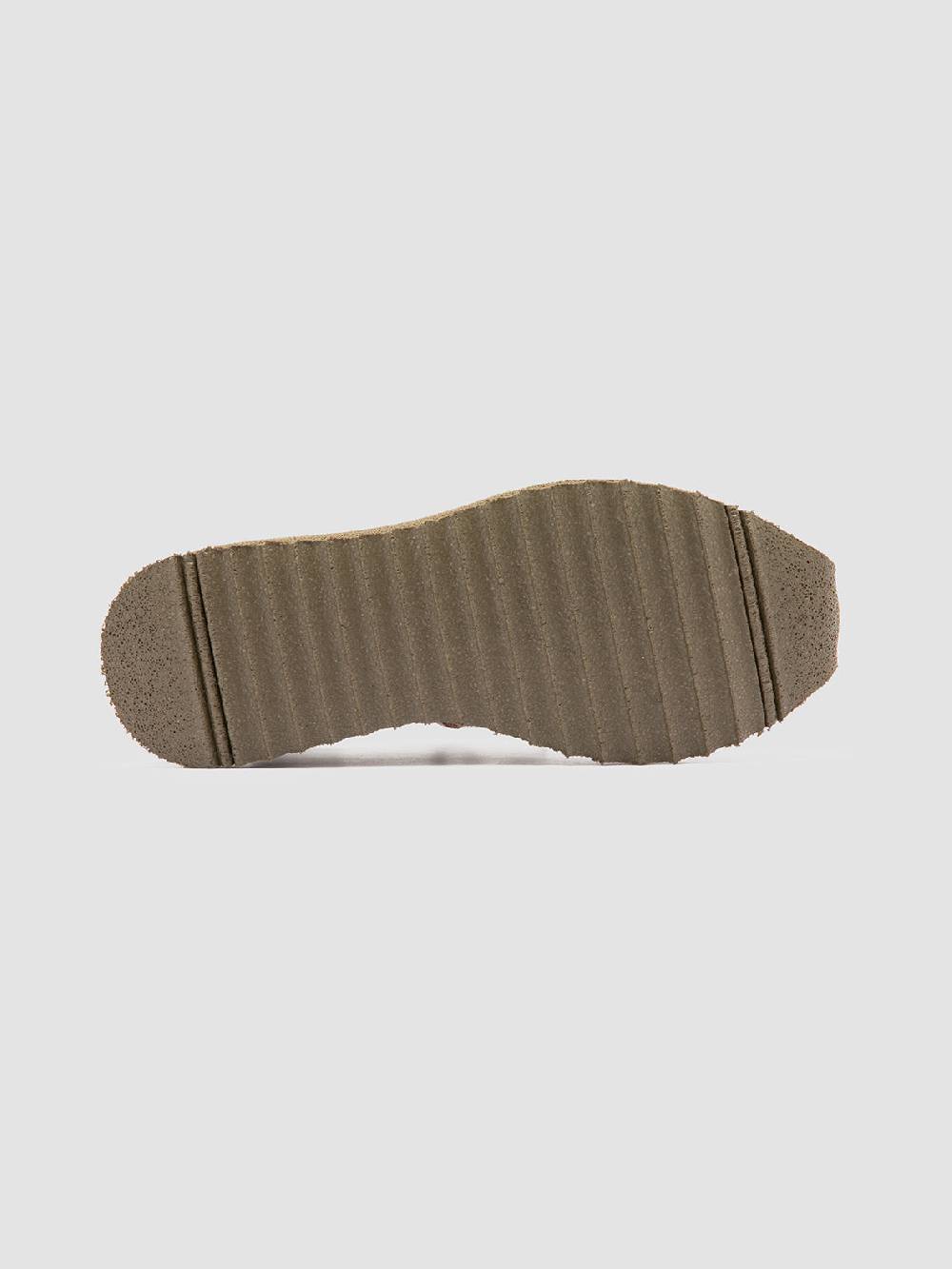 Officine Creative RACE RUBREX 101 Sneakers Basse in Pelle e Camoscio Verde Online
