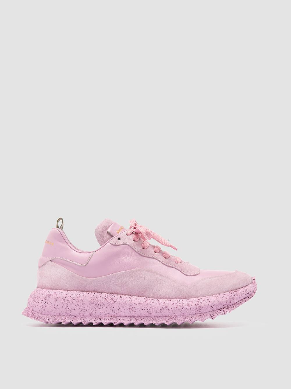 Officine Creative RACE RUBREX 101 Sneakers Basse in Pelle e Camoscio Rosa Outlet