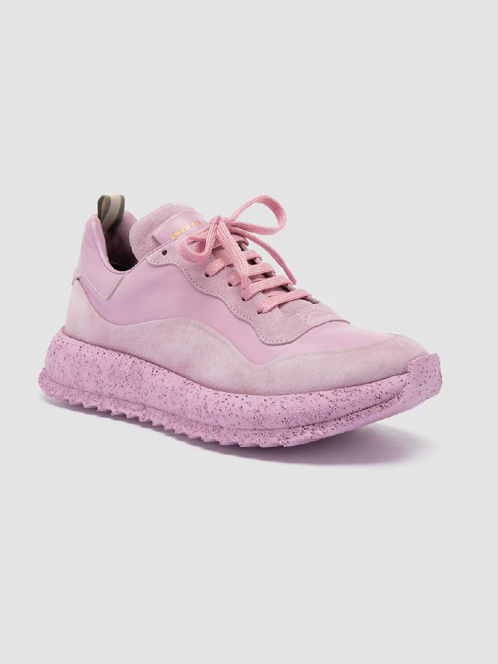 Officine Creative RACE RUBREX 101 Sneakers Basse in Pelle e Camoscio Rosa Outlet