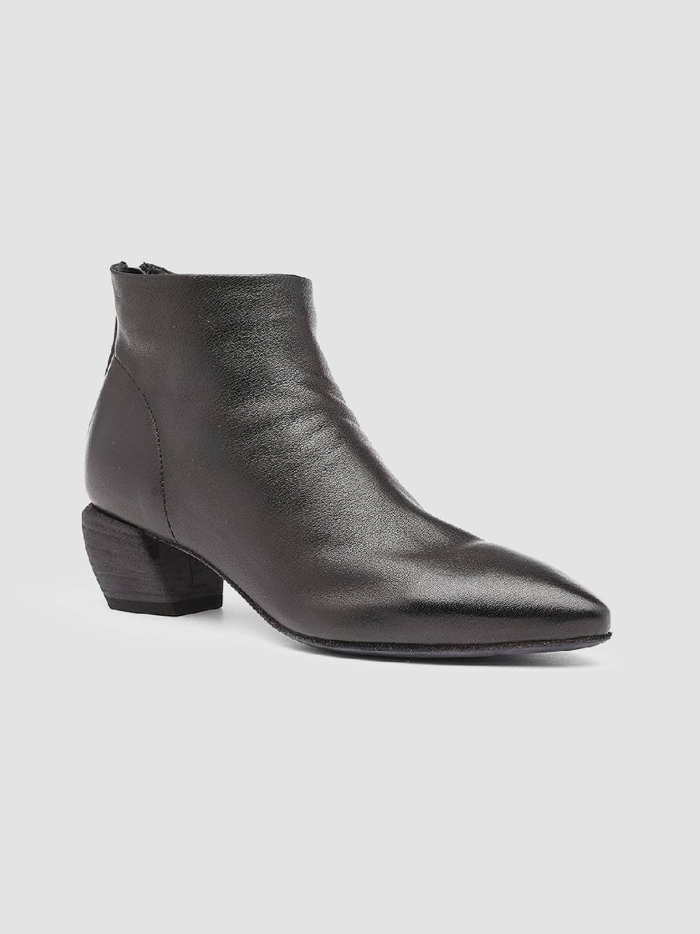 Officine Creative SALLY 001 Stivaletti in Pelle Nera Offerte